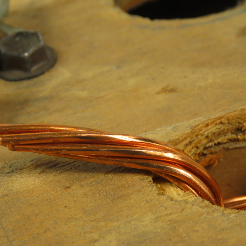 Bare Copper Ground Wire - Stranded Soft Annealed Oxygen-Free Copper - By The Foot