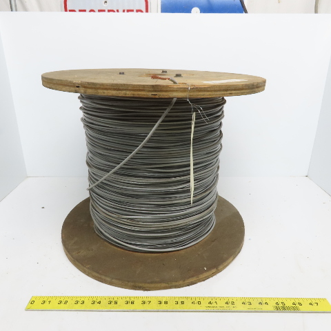 AWC 12 AWG Stranded Copper Wire – 100ft, Green With Yellow Stripe, 600V, PVC Jacket, Made In USA