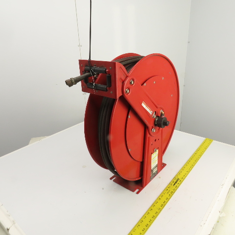 thumbnail image 2 of PowerWeld RHR50 Retractable Twin Welding Hose Reel - 50 Ft 1/4" Neoprene Hose For Oxygen & Fuel Gases 2 of 10