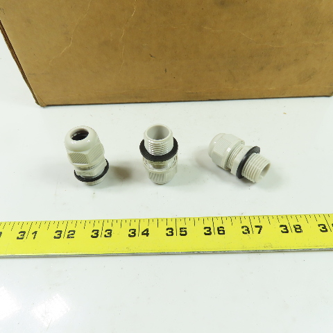 thumbnail image 2 of Lot Of 100 1/2 " NPT - Strain Relief, Cord Grip, Cable Gland W/nut - NEW 2 of 9