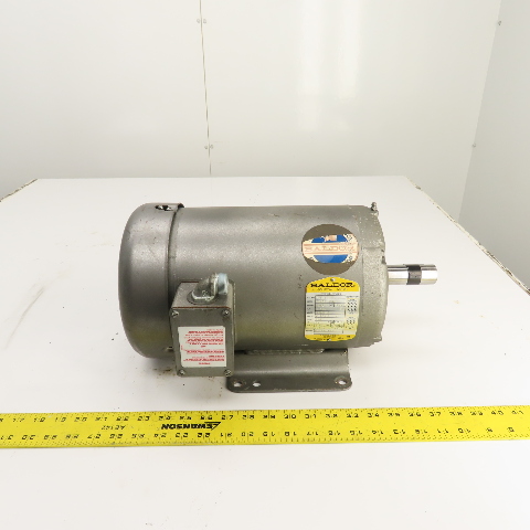 Baldor M3618T 1-1/2HP AC Electric Motor 230/460V 850RPM 184T Frame 1-1/8" Tested Baldor M3618T 1-1/2HP AC Electric Motor 230/460V 850RPM 184T Frame 1-1/8" Tested