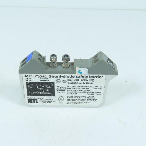 MTL MTL755ac Shunt-diode Safety Barrier 3V 10Ω MTL MTL755ac Shunt-diode Safety Barrier 3V 10Ω