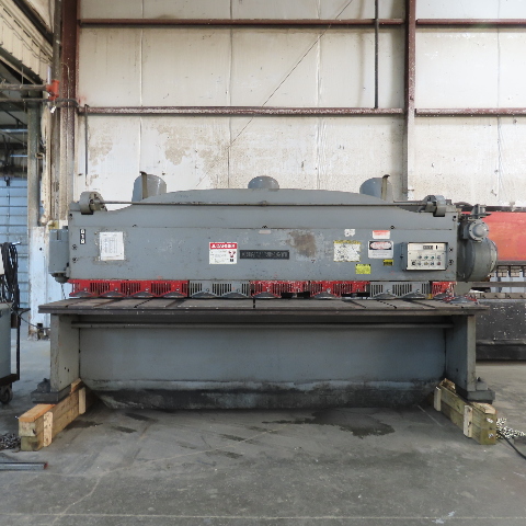 Cincinnati Model 2512 3/8" x 12' Capacity Mechanical Shear 480V 3Ph Cincinnati Model 2512 3/8" x 12' Capacity Mechanical Shear 480V 3Ph