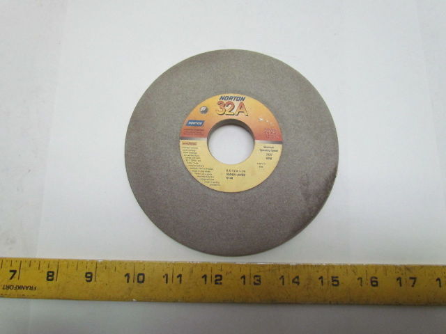 GW013-A-3 Norton 6x1//2x1-1//4 32A60-I8-VBE Gray Grinding Wheels 3 Pc