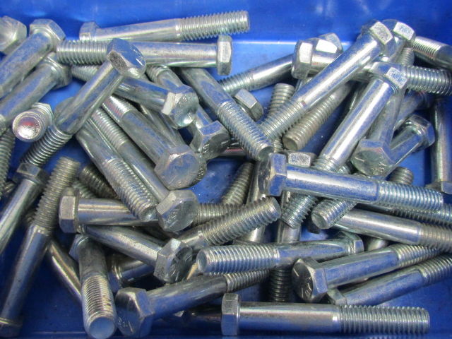 BY 3/8-16X2-1/2" UNC Hex Head Cap Screw Bolt Grade 5 Zinc Qty 200