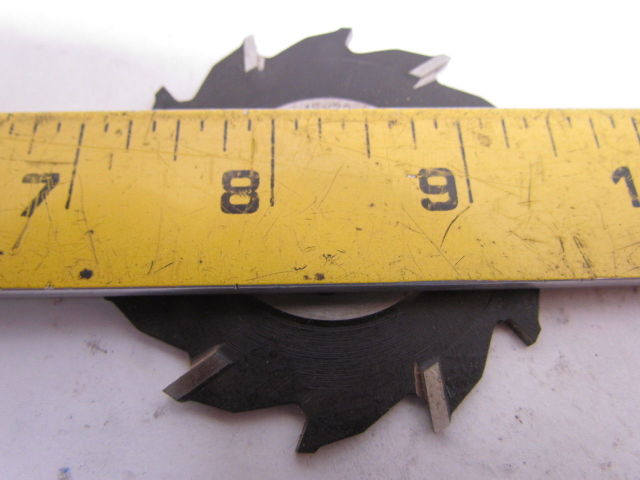 63x2.15x22mm Staggered Tooth Milling Cutter HSS 12-Tooth 63mm OD