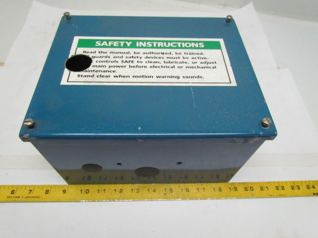 NEW HOFFMAN A10086SC SCREW COVER STEEL JUNCTION BOX 10/" x 8/" x 6/"