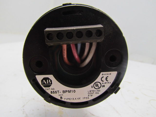 Allen Bradley 855T-BPM10 10CM Pole Mount Base Stack Light W/Junction
