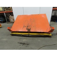4000Lb Pneumatic Scissor Lift & 30&deg; Tilt 100"x72" Table 13"to 43" Height