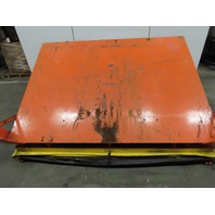 4000Lb Pneumatic Scissor Lift & 30&deg; Tilt 100"x72" Table 13"to 43" Height