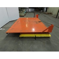 4000Lb Pneumatic Scissor Lift & 30&deg; Tilt 100"x72" Table 13"to 43" Height