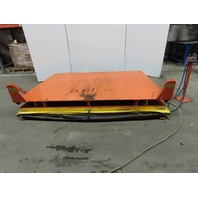 4000Lb Pneumatic Scissor Lift & 30&deg; Tilt 100"x72" Table 13"to 43" Height