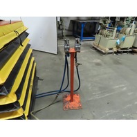 4000Lb Pneumatic Scissor Lift & 30&deg; Tilt 100"x72" Table 13"to 43" Height