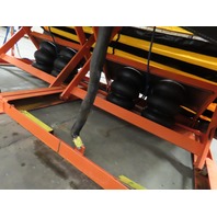 4000Lb Pneumatic Scissor Lift & 30&deg; Tilt 100"x72" Table 13"to 43" Height
