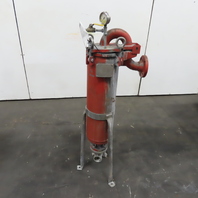 RB1-AL 7" x 27" Steel Bag Stainer Vessel 2" Flange 150PSI @ 300°F