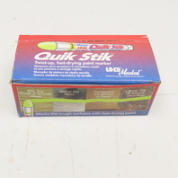 Markal 61051 Quik Stik White Twist Up Fast Drying Paint Marker NOS Lot Of 10