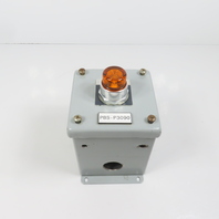 Hoffman E1PBX Nema 12, 13 Pushbutton Enclosure W/ Allen Bradley 800TC-QBH2A