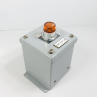 Hoffman E1PBX Nema 12, 13 Pushbutton Enclosure W/ Allen Bradley 800TC-QBH2A