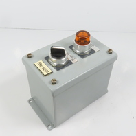 Hoffman E2PBX Nema 12, 13 Pushbutton Enclosure W/ Allen Bradley Switches