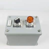 Hoffman E2PBX Nema 12, 13 Pushbutton Enclosure W/ Allen Bradley Switches
