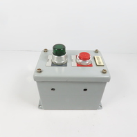 Hoffman E2PBX Nema 12, 13 Pushbutton Enclosure W/ Allen Bradley Switches