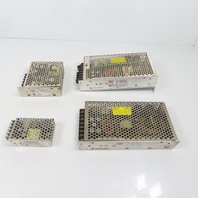 Mean Well S-100F-24 24V 12V 5V Misc DC Power Supply's 120/240VAC Input Lot/4