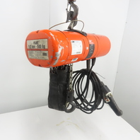 CM Lodestar Model F 1/2 Ton 1000LBS Electric Chain Hoist 1Ph 110-120V 15' Lift