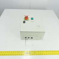 Sneider 12"x 12" x 7" Electrical Enclosure W/ Backplate And Disconnect Switch