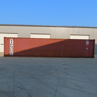 Tiphook 40' Standard Height End Door Shipping Container (Bad Floor)