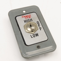 Arrow Hart 27944-G 125V 10A Max 3 Position High-Off-Low Selector Switch
