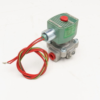Asco 8040G021 3/8" NPT Fuel Gas Solenoid Valve 2PSI 110/120VAC