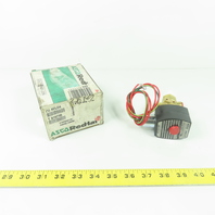 Asco EF8320G176 Red-Hat II Solenoid Valve 1/4" 240V Coil 50PSI