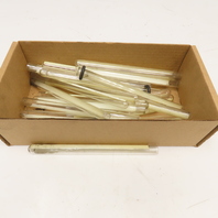 15mm x 200mm Rimless Borosilicate Glass Round Bottom Tube Vial Lot Of 27