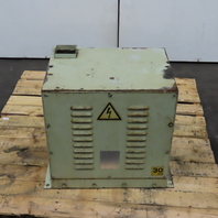 Gomi E2564-254 30kV 3PH Machine Transformer Pri 220-480 Sec 200/220V 50/60HZ