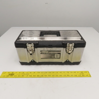 Ironton 62772 18-1/2" Stainless Steel Toolbox W/ Removable Tray
