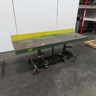 Lexco STN-3008-2F 2000LB Manual Foot Powered Hydraulic Lift Table 96" x 30" W