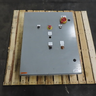 Saginaw SCE-30EL2410LP 30" x 24" x 10" Electrical Enclosure W/ Backplate & Fan