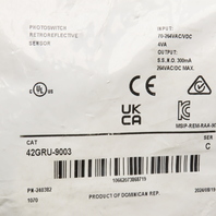 Allen Bradley 42GRU-9003 Retroreflective Photo Switch Sensor 70-264V AC/DC