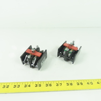 Allen Bradley 700-PB40 Ser E Second Level Adder Deck Auxiliary Contact Lot Of 2