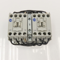 Allen Bradley 100-C09D10 600VAC 7.5Hp Reversing Motor Starter Assembly 110/120V
