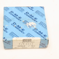 DME PLM 0002 2" Straight Side Male Interlock Hardened Steel Set Of 2