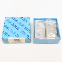 DME PLF 0002 2" Straight Side Female Interlock Hardened Steel Set Of 2