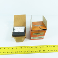 Simpson 35075 Analog Panel Meter 0-50 AC Amperes 1357M-0-50/5 ACA 3.5 UL WV