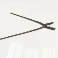 1" Wide Flat Jaw x 18" OAL Blacksmith Forge Tongs