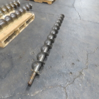 5-3/4" Diameter Steel Steel Conveyor Auger Screw 69-1/8"Screw 74-1/2" OAL