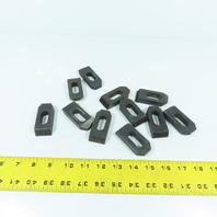 1/2"-3/4" Serrated Step Block Hold Down Clamp Straps 1-1/8" W x 2.5" L Lot Of 11