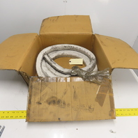 Square Ceramic Fiber Braid Rope W/ Glass Insert 13' L 1-1/2" Thick