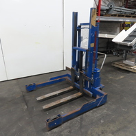 Vestil PM/PS-50DC 4000LBS Cap. Electric Straddle Pallet Stacker 36" x 4" Forks