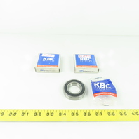 6006DDC3G14 Double Sealed Ball Bearing 55mm OD 30mm ID Bore Lot Of 2