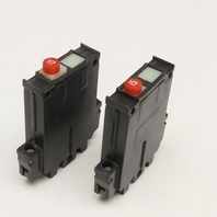 NFTCB1 15A 240VAC Push Button Reset Circuit Breaker Lot Of 2